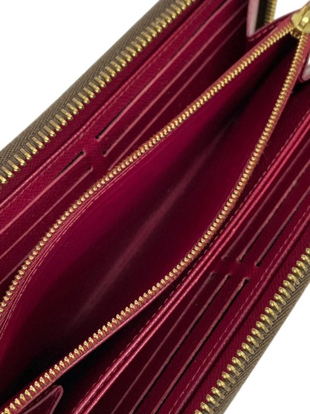 LOUIS VUITTON Zippy Wallet M41895 Fuchsia Monogram - GI3158 Long Wallet - Picture 4 of 7